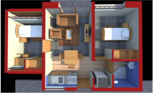 Two Bedroom Apartment Floor Plan
